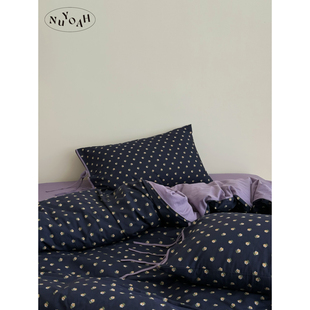 复古碎花全棉水洗100棉四件套床品被套 晴川牧野 Nuyoah studio