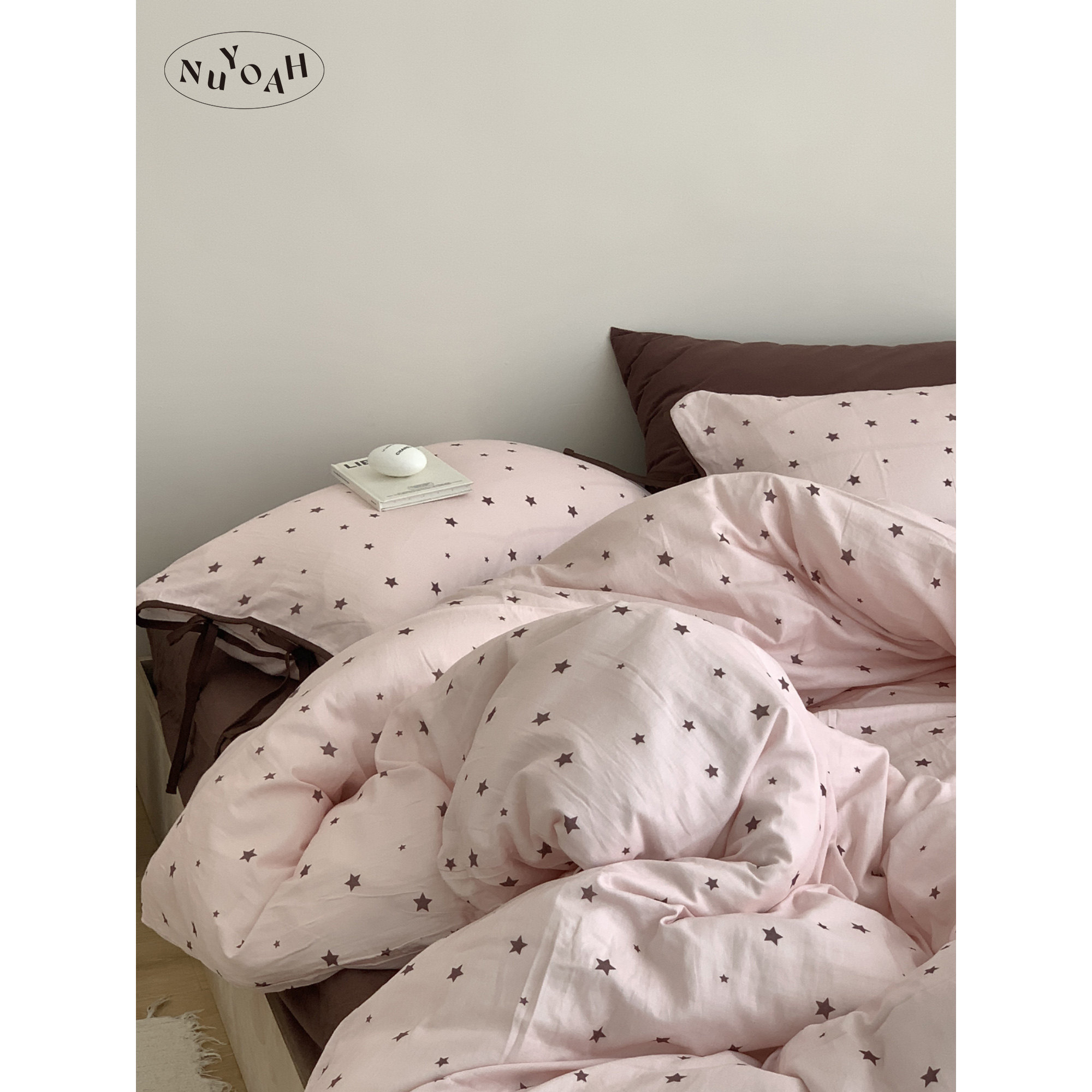 Nuyoah studio 水星记 A类全棉双层纱纯棉三四件套床单被套床品