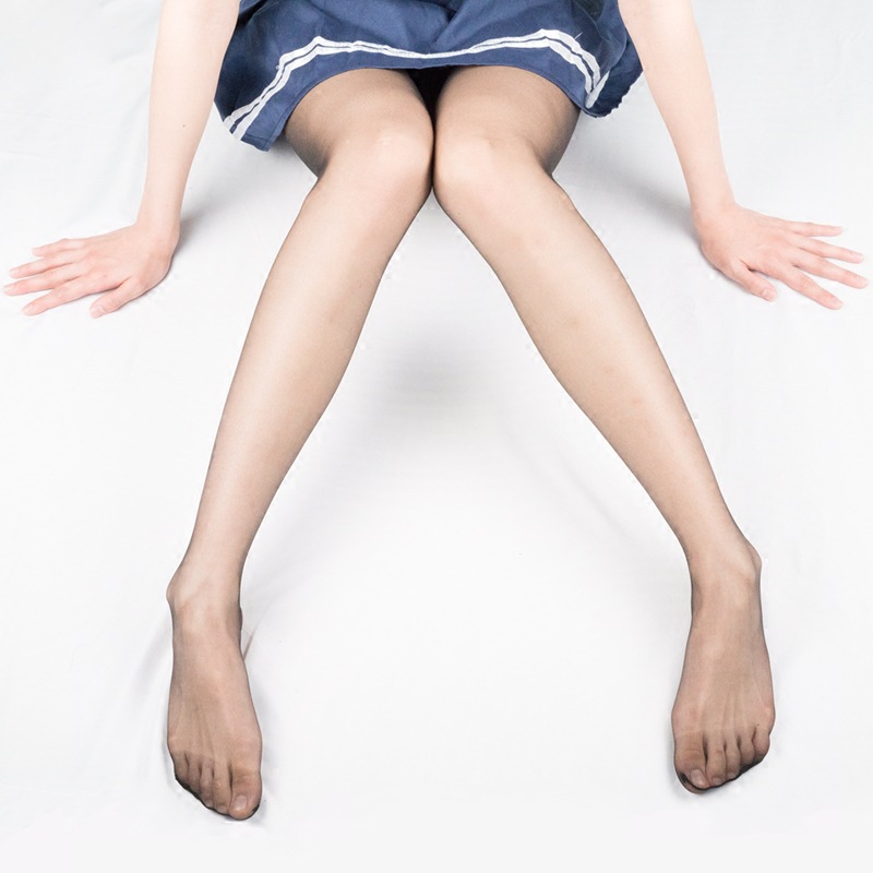 全透明一线裆彩色丝袜4条包邮