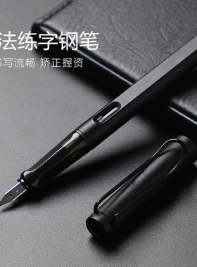 曹一阁钢笔书法专用练字硬笔可替换墨囊正姿练字书法签字签名美术生用美工钢笔书法笔学生专用练字三年级