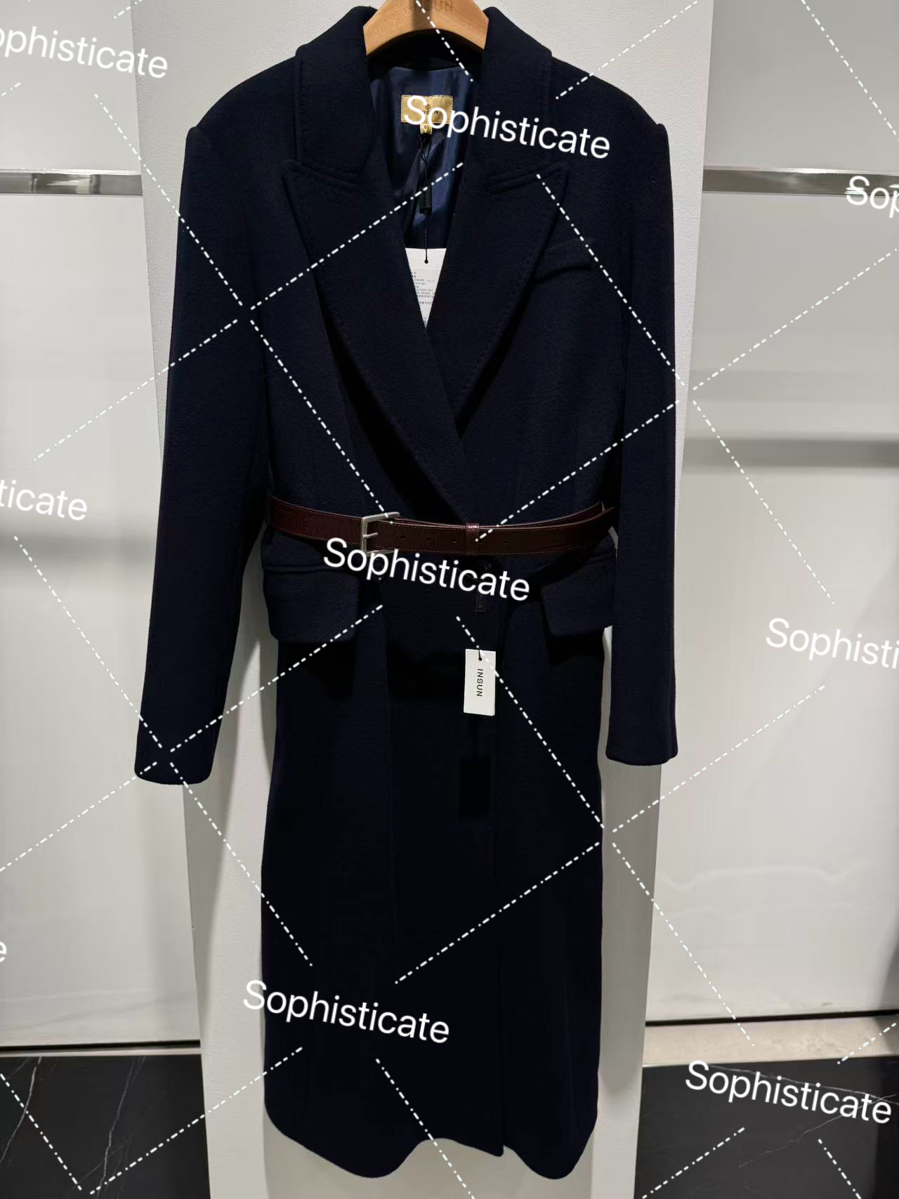 INSUN恩裳国内专柜正品代购2025冬款 大衣 9C35580080¥9890