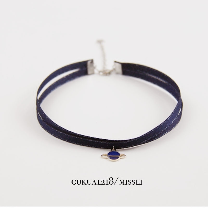 566gukua李小姐choker棉星球颈链少女心脖子饰品颈带项链项圈女|ruв категории Украшения,ювелирные изделия, ожерелье - от Buy2taobao.com для оказания профессиональной услуги покупки агента Taobao