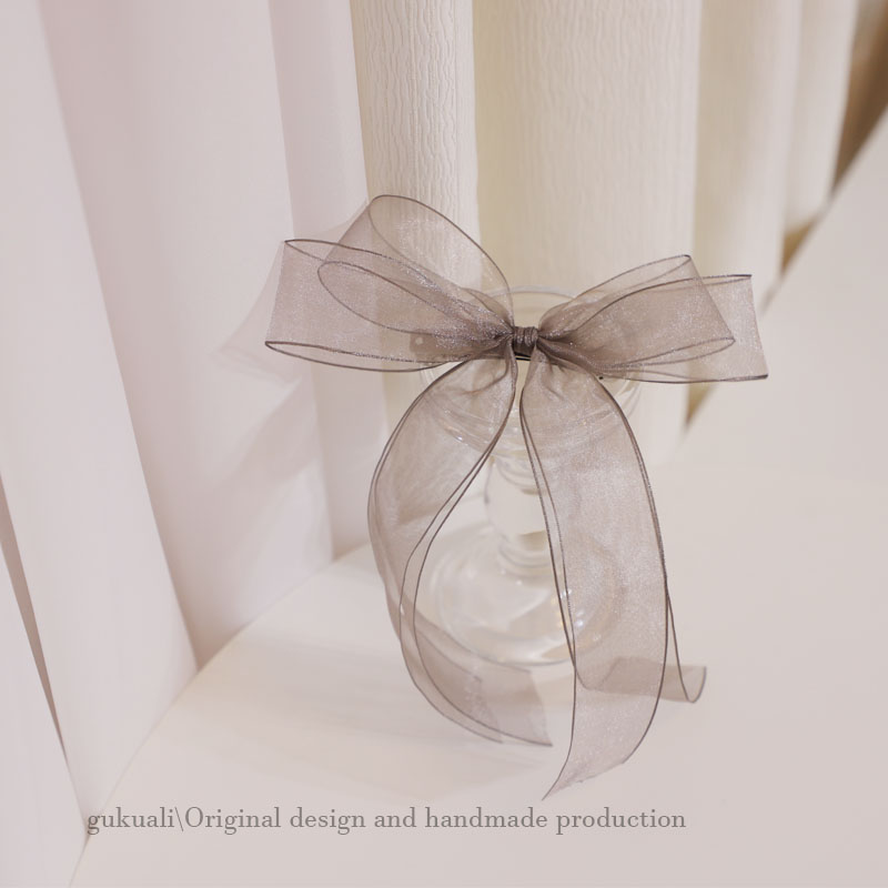 飘带蝴蝶结发饰GUKUALI蕾丝发夹