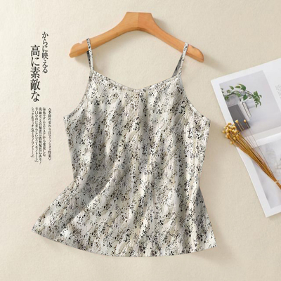 清仓捡漏~夏季冰丝无袖小吊带背心女宽松显瘦打底衫外穿上衣女