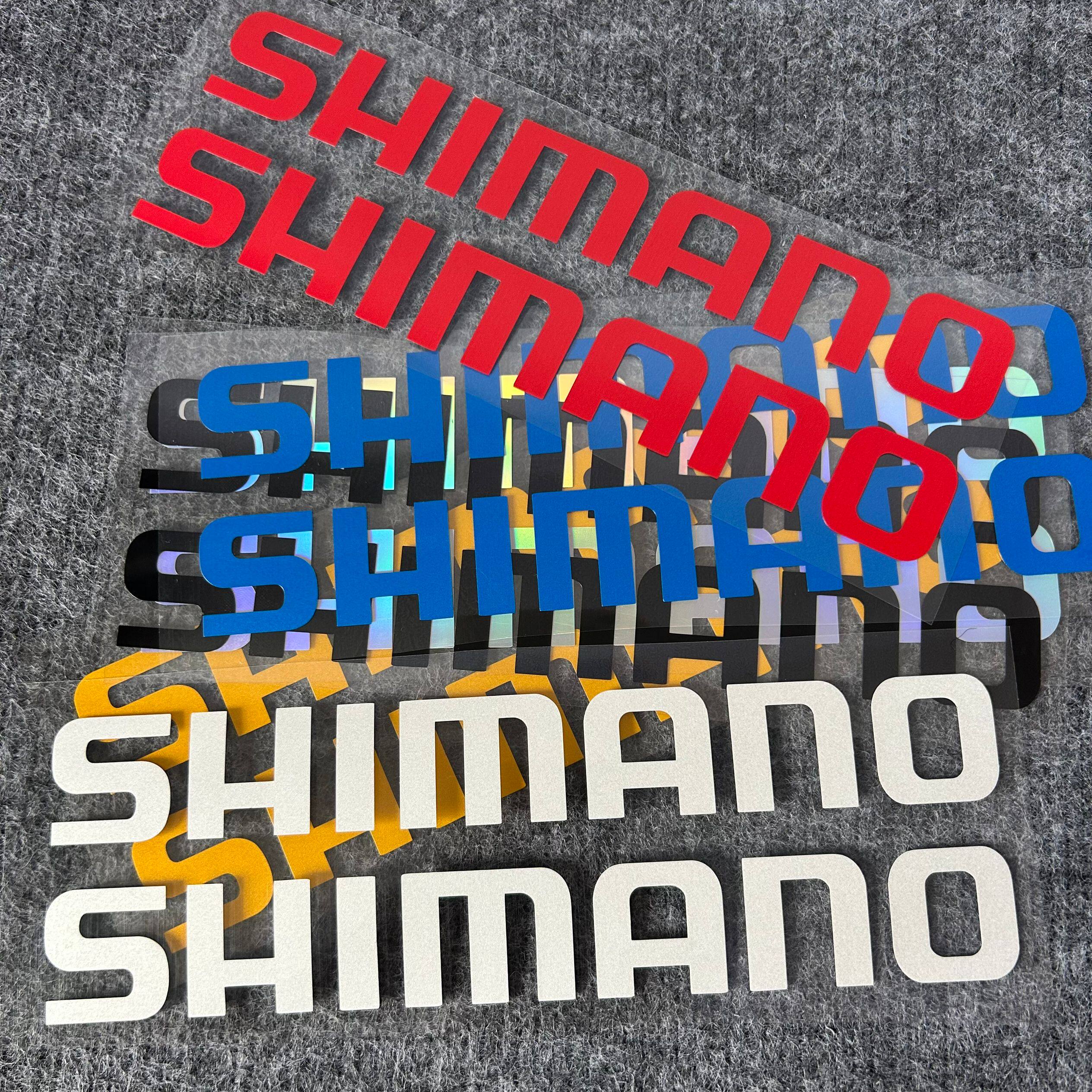 SHIMANO禧玛诺LOGO装饰钓鱼钓箱贴纸防水防晒反光公路车山地单车图片