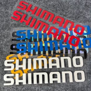 SHIMANO禧玛诺LOGO装饰钓鱼钓箱贴纸防水防晒反光公路车山地单车