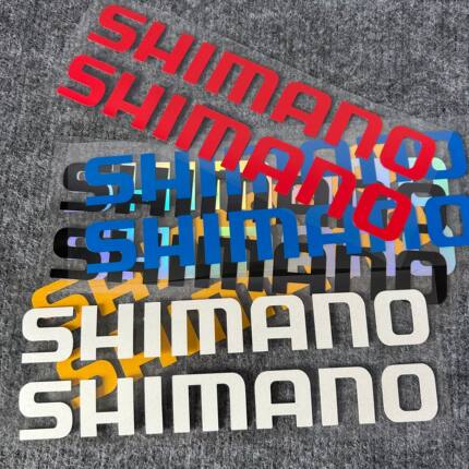 SHIMANO禧玛诺LOGO装饰钓鱼钓箱贴纸防水防晒反光公路车山地单车