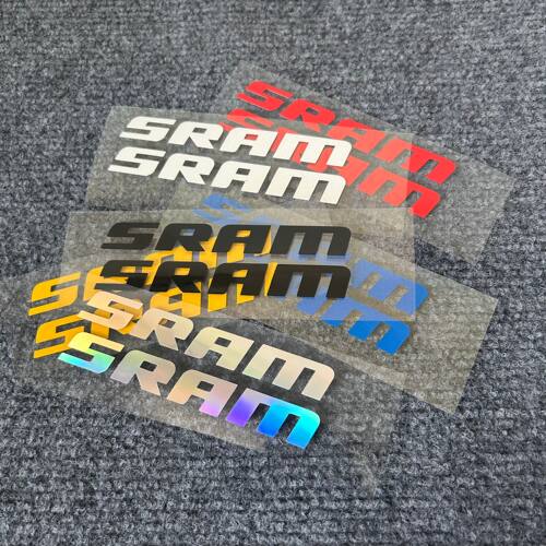 SRAM速联自行车变速器后下叉车架贴纸公车山地防水防晒反光LOGO标