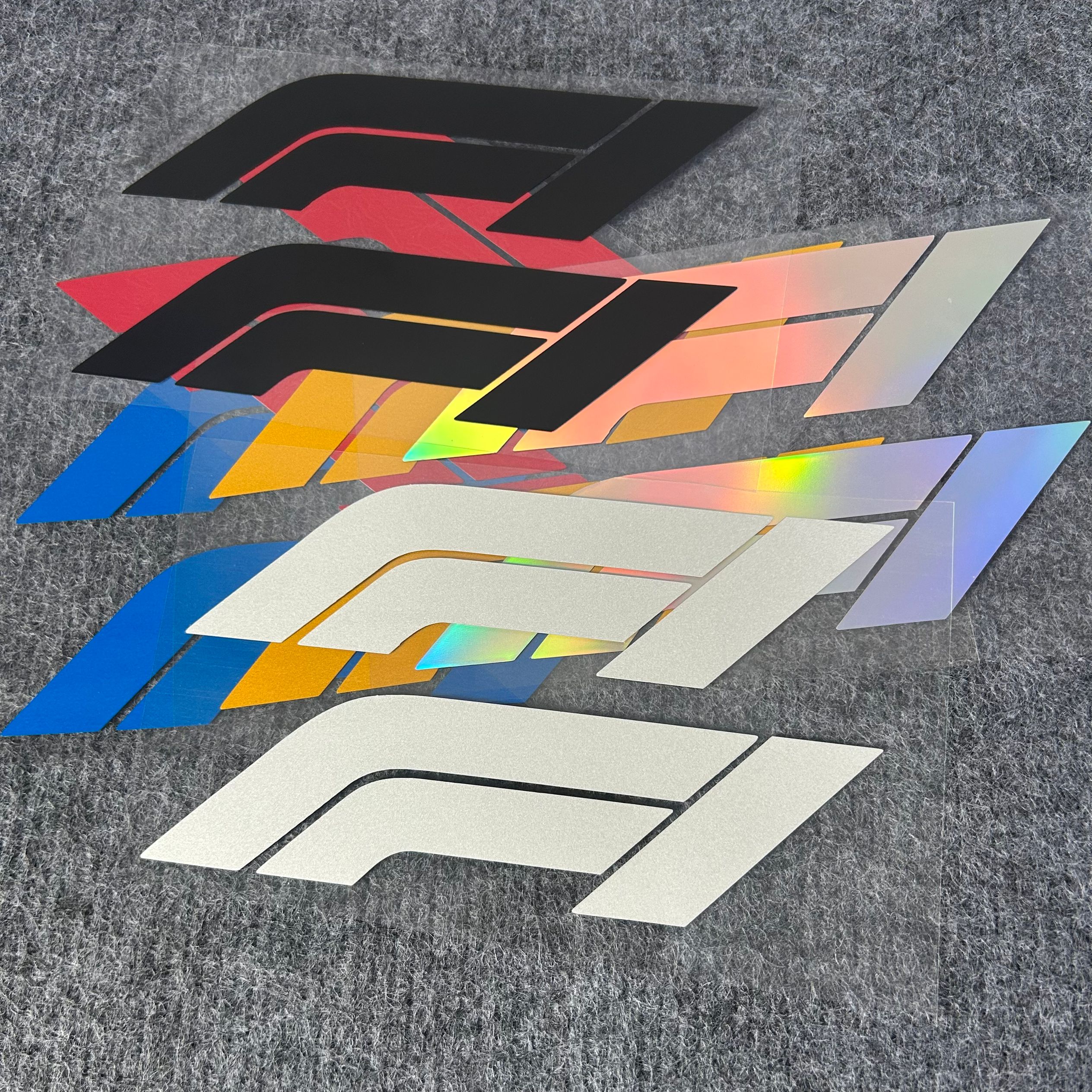 F1方程式锦标赛车贴运动赛事贴纸赛道改装个性反光拉花防水防晒