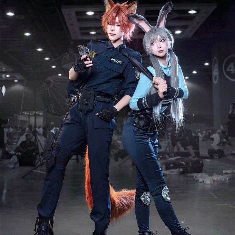 疯狂动物城2狐尼克cos服装漫展朱迪警官电影cosplay制服男女衣服
