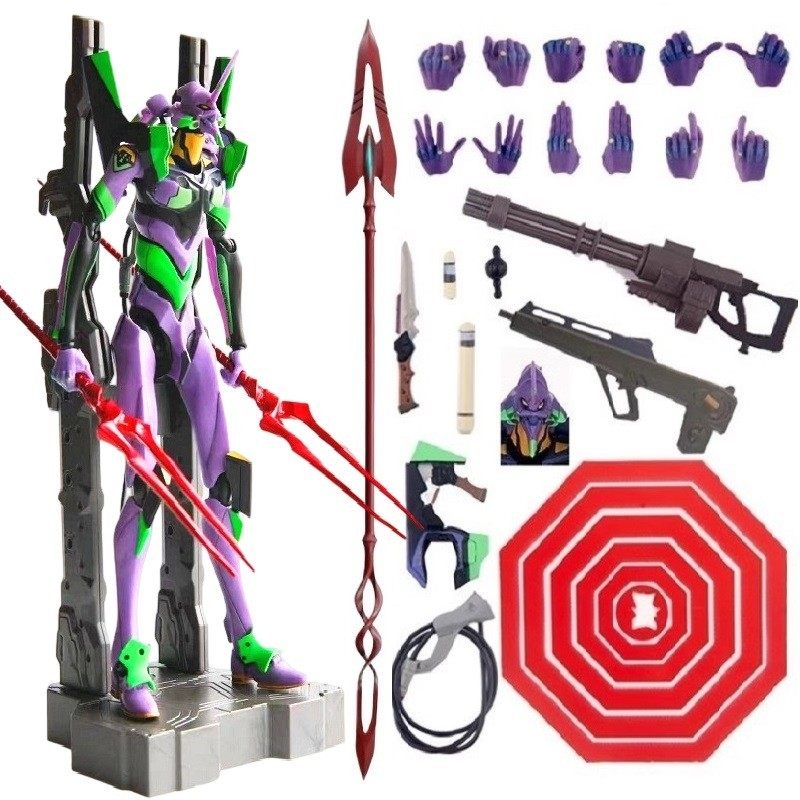 新世纪合金版mafex福音战士手办EVA初号机紫螳螂山口关节可动模型