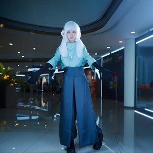 光遇cos服预言季游戏武士剑道长裤巫师斗篷cosplay漫展衣服男假发