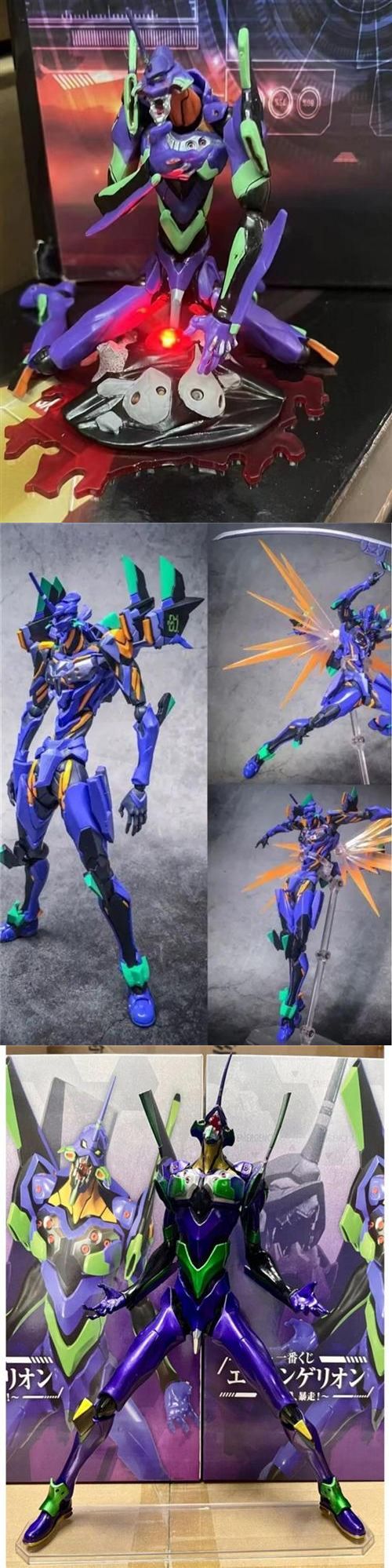 新世纪EVA二号机福音战士2号机零八号机超可动手办山口式模型玩具