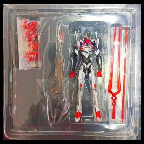 海洋堂 EVA 山口式 福音战士 06 四号机 白银装甲4号机 可动手办