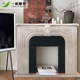 现代简约壁炉装 美式 饰 复古诧寂风客厅石材壁炉欧式 大理石壁炉法式
