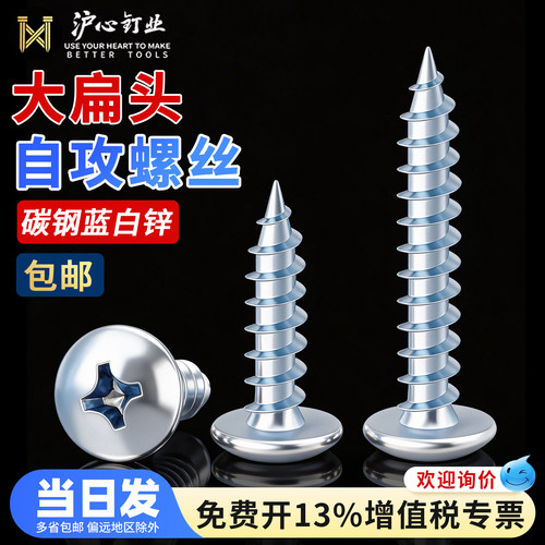 【全网热销】沪心大扁头自攻螺丝