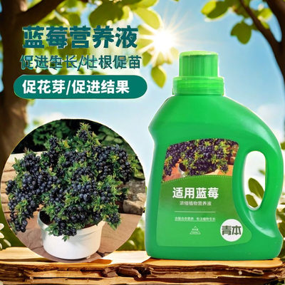 蓝莓专用肥料有机肥营养液家用盆栽蔬果增甜膨果水溶肥植物通用型