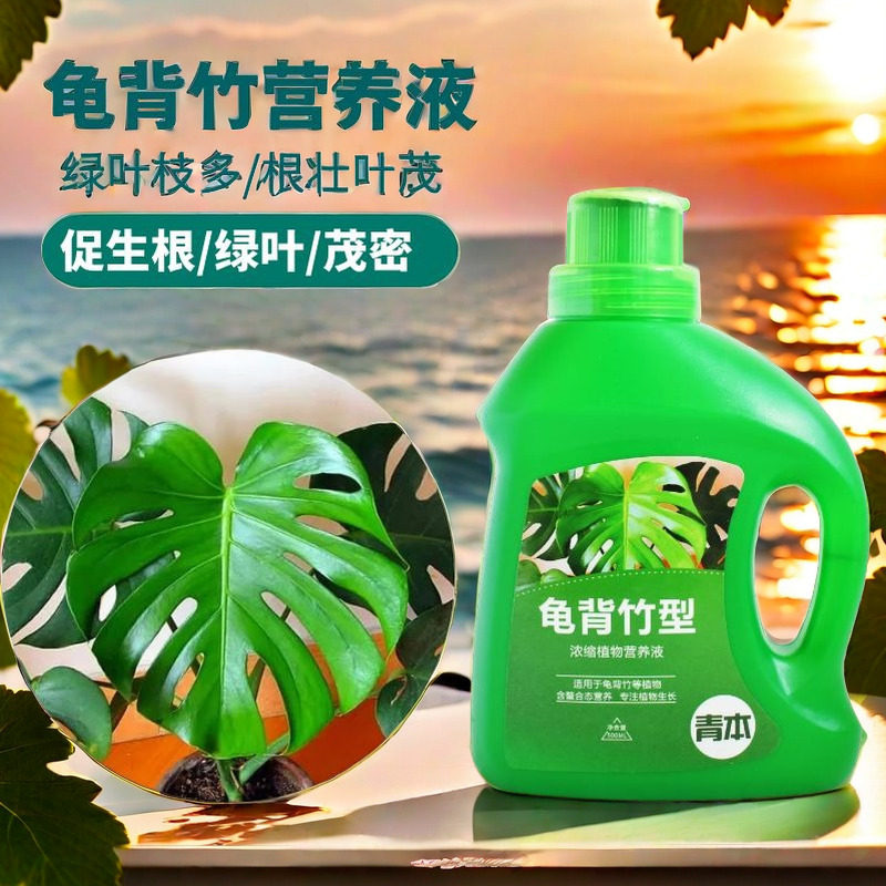 龟背竹营养液花肥叶面肥叶子发黄天南星科水培龟背竹专用肥液体肥