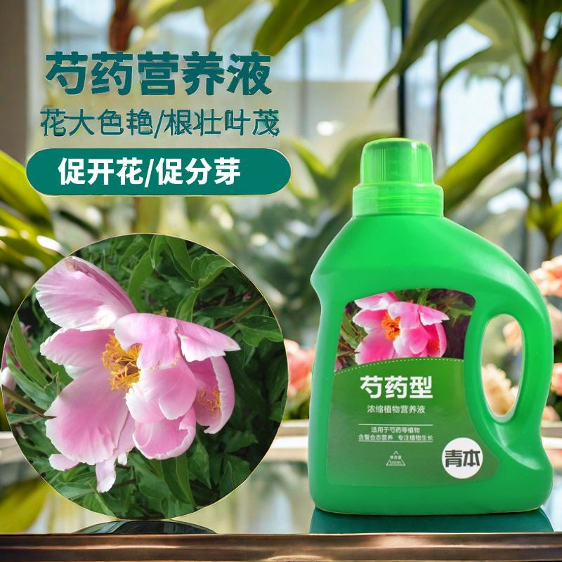 芍药花营养液促花开花有机肥牡丹芍药专用肥料盆栽通用水溶液体肥