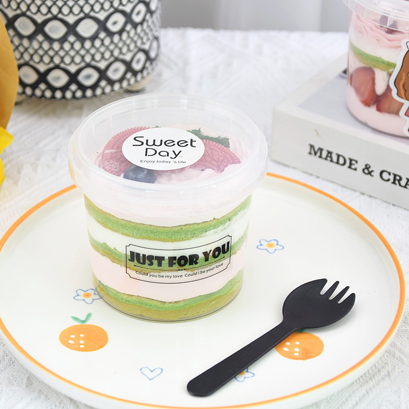 网红千层蛋糕波波罐子杨枝甘露