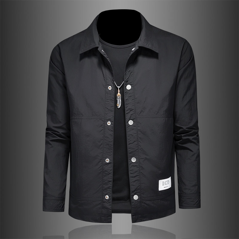 2026男士春秋季工装商务休闲时尚修身夹克外套8259P165，男装夹克，电商D220