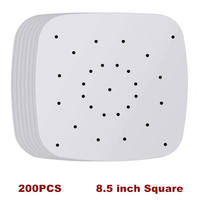 Air Fryer Parchment Paper Liners Bamboo Steamer Liner Baking thumbnail 2