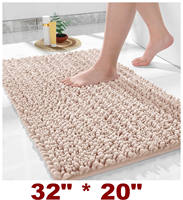 Bathroom Rug Mat Bath Carpet Bath Mats Soft Absorbent thumbnail 4