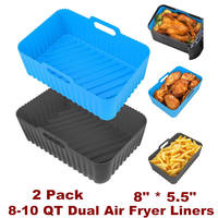 Air Fryer Silicone Liners Pot Oven Liner Baking Tray Basket thumbnail 4