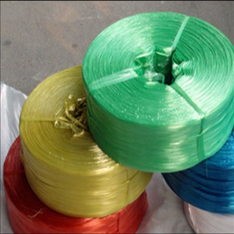 厂家经销全新料塑料绳子捆扎绳打包绳包装绳撕裂膜带草球绳扎口绳