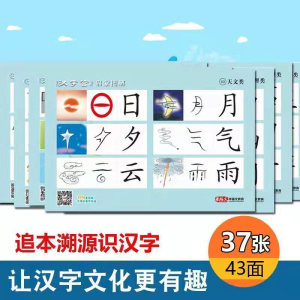 汉字儿童启蒙挂图1-3岁早教