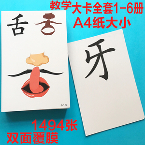直映认字教学大卡片全套