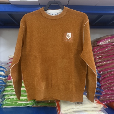 樊振东同款安踏圆领套头编织衫