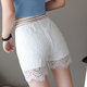 女夏季 不卷边三分裤 防走光可外穿大码 打底短裤 胖mm薄款 蕾丝安全裤