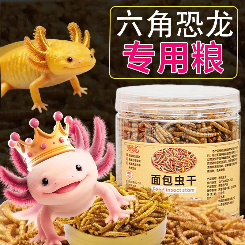 六角恐龙鱼饲料高蛋白面包虫干