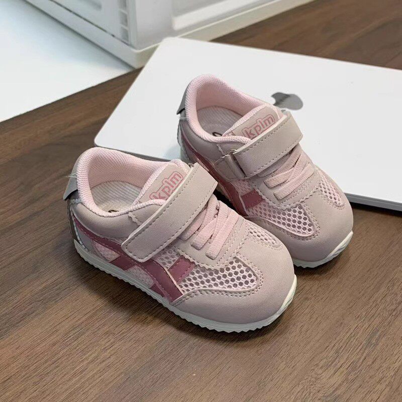 女宝运动鞋2026春夏季新款儿童板鞋女童鞋网面透气德训鞋宝宝鞋子