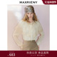 优雅感绣花衬衫 女25秋款 长袖 MAXRIENY法式 披肩雪纺衫 气质宽松上衣