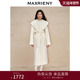 MAXRIENY浴袍式 廓形宽松翻领大衣过膝长款 外套女