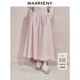 MAXRIENY浪漫宫廷立体半身裙百褶伞裙 商场同款 贵雅日常