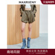 25夏波嬉风 MAXRIENY金属环本布腰带花苞短裤 商场同款 春游记