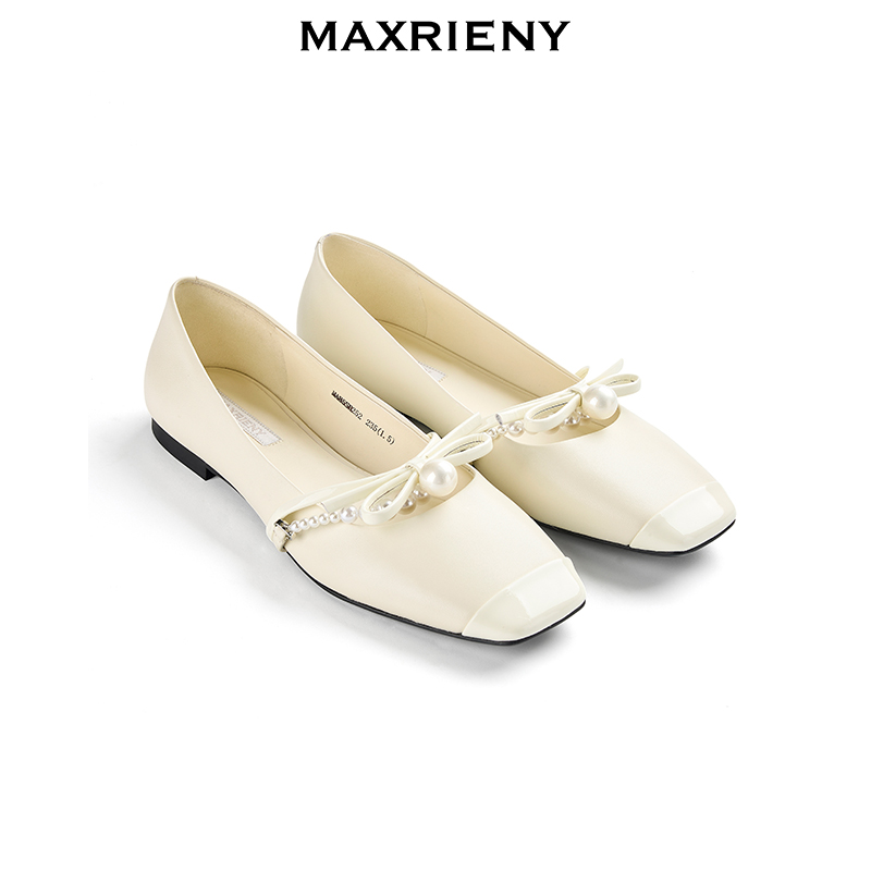 MAXRIENY蝴蝶结平底玛丽珍