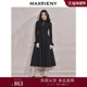 MAXRIENY精致优雅连衣裙款 法式 复古赫本风小黑裙高级气质感