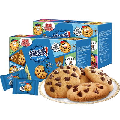 趣多多香脆曲奇香浓巧克力味510g