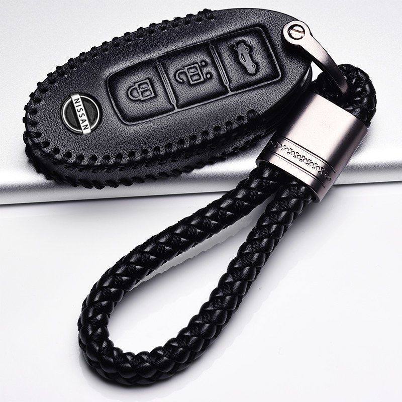 日产2022款新天籁公爵钥匙套2021款尼桑天籁真皮遥控包扣11-20款