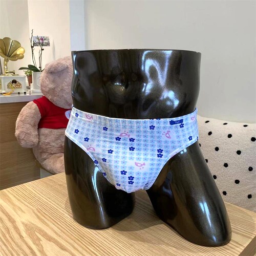 甜美中腰三角内裤男生男士男款
