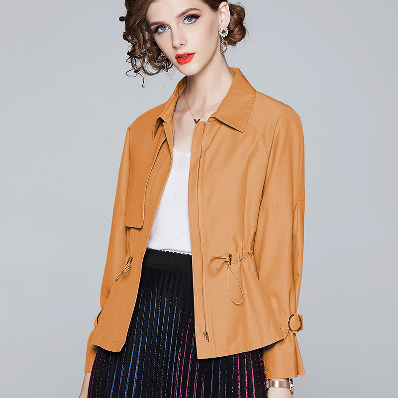 2022春秋新款女装休闲时尚简约洋气百搭夹克流行显瘦气质短外套女