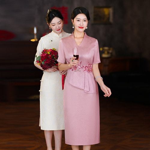 改良婚宴旗袍岳母旗袍