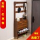 超薄鞋 架带衣架 鞋 柜17cm经济型家用门口大容量简约入户新款 翻斗式