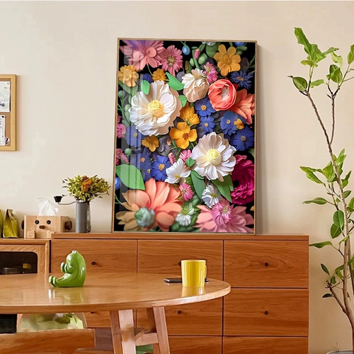 Fanhua выглядит как Brocade Cross Stitch 2024 Новая линейная вышивка гостиной ручной работы в ручной вышивке