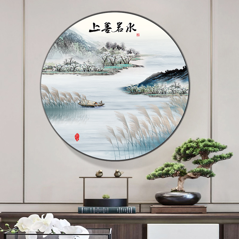 上善若水新款线绣十字绣