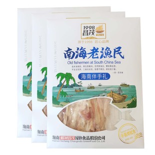 昌茂手撕烤鱿鱼108gX3包南海老渔民海南伴手礼即食特产鱿鱼丝食品